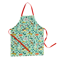 Childs Green Jungle Print Apron By Rice DK